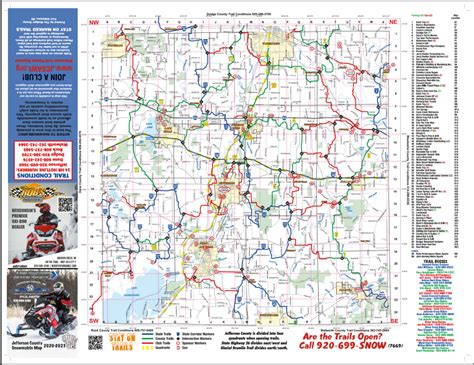 Trail Map Jefferson County Snowmobile Alliance