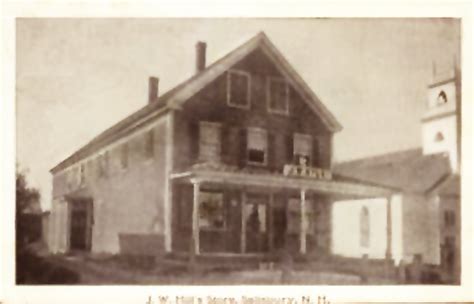 Hills Store – Salisbury Historical Society, New Hampshire