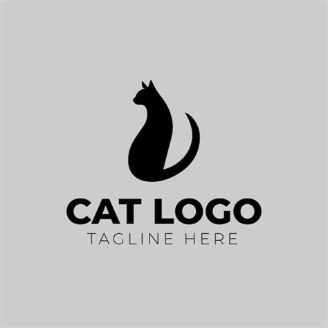 Logos De Gatos Vetor Premium