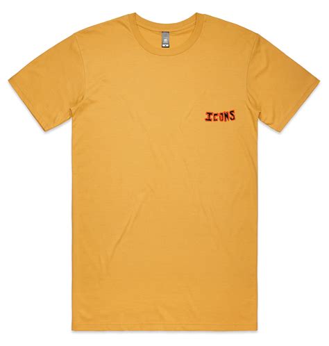 Icons T Shirt Brian Bent Mustard Icons Of Surf
