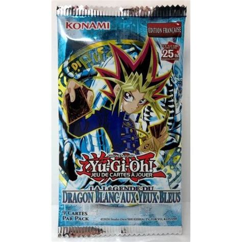 Booster Yu Gi Oh 25ème anniversaire La légende du dragon blanc aux