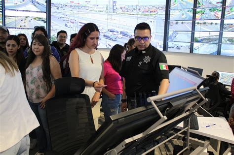 Realiza Personal De La Sspe Recorrido A Alumnos De La Uacj En El C