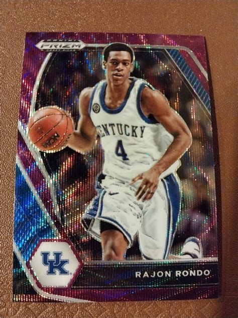 Panini Prizm Draft Picks Purple Wave Prizm Rajon Rondo