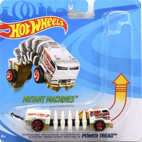 Hot Wheels Mutant Machines Vehicle Power Tread L Unique Slithering Action Car Walmart