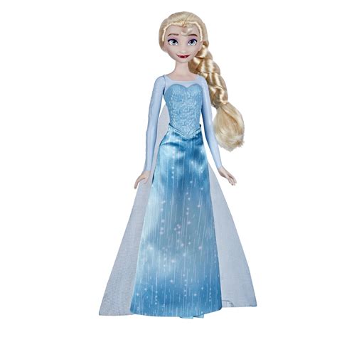 Disneys Frozen Shimmer Elsa Fashion Doll Skirt Shoes And Long