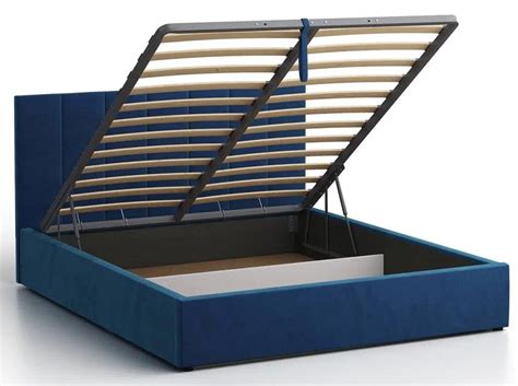 Кровать с подъемным механизмом Афина 3 160, Синий арт.4150496 – купить ...