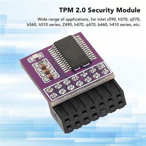 Tpm Encryption Security Module Standard Pc Structure Pin Easy