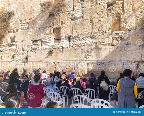 Jerusal N Israel De Enero De Las Mujeres Ruegan En La Pared