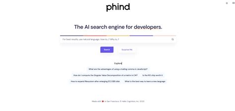 【2023年3月】“Phind---一个专为程序员开发的搜索引擎” - 哔哩哔哩