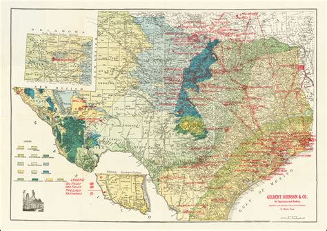 Map Of Texas Oil Fields Map