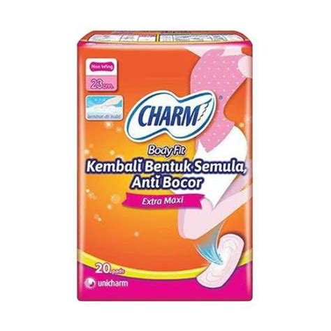 Pembalut Charm Body Fit Extra Maxi Non Wing 20pads Lazada Indonesia