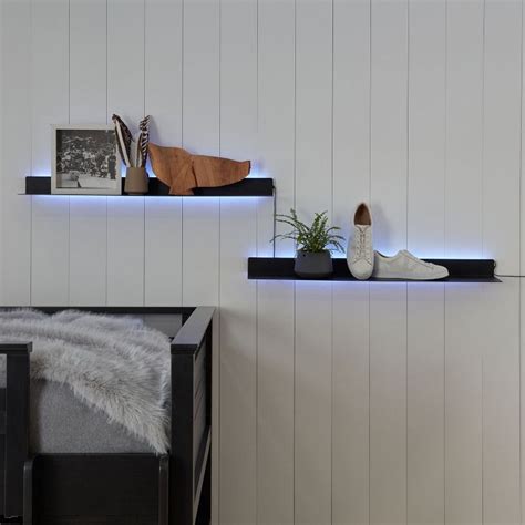 Backlit Wall Display Shelf - White | Pottery Barn Teen