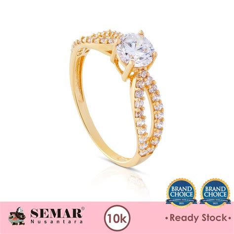 Jual Cincin Emas Solitaire List Gold K Semar Nusantara Di Lapak Semar