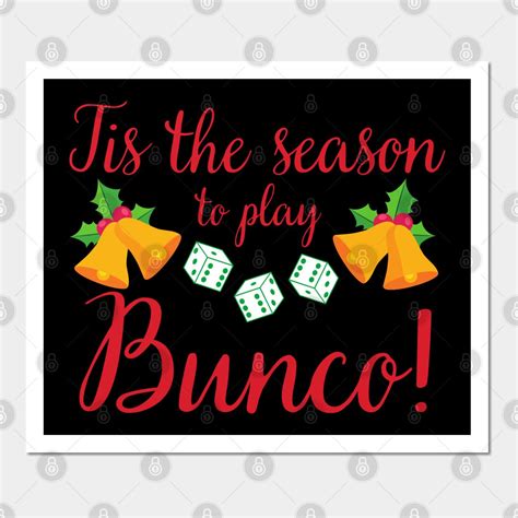 Tis The Season To Play Bunco Christmas Holiday By Malibusun Bunco