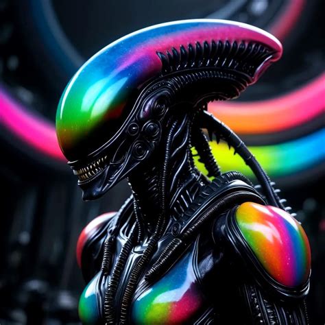 I Typed Rainbow Xenomorph” Into An Ai Engine And This Is What It Spat