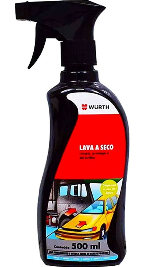 Lavagem Lava A Seco Carro Spray Automotivo Cera Wurth