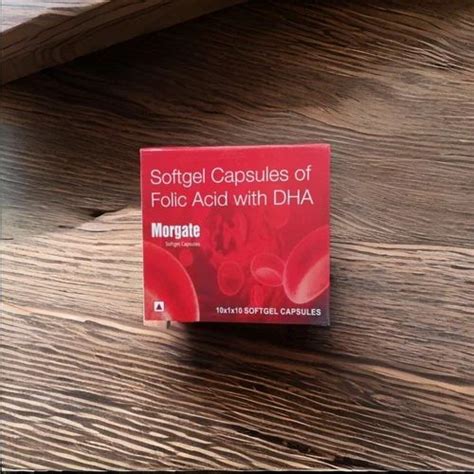 Morgate Softgel Folic Acid DHA Capsules At Rs 1480 Box In Dehradun ID