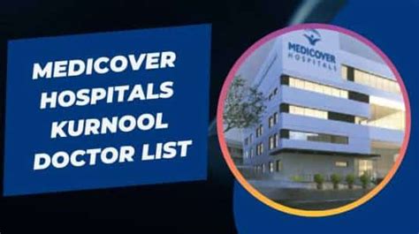 Medicover Hospitals Kurnool Doctor List Address Contact