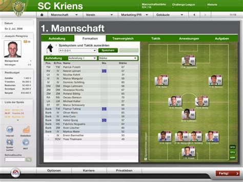 Fussball Manager Preview Media Screenshots Dlh Net The