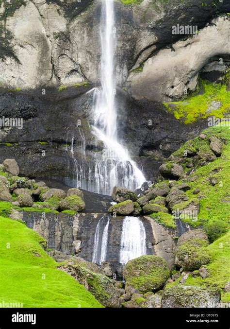 Fagrifoss Waterfalls, South Coast, Iceland Stock Photo - Alamy