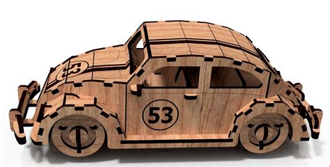 Car Herbie 3D Model CGTrader