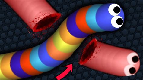 Slither Io Tiny Hacker Snake Vs Giant Snakes Epic Slitherio Gameplay