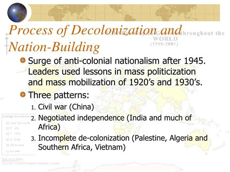 PPT Decolonization Nationalism And The Rise Of New Nations