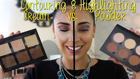 How To Contour And Highlight Cream Vs Powder Youtube