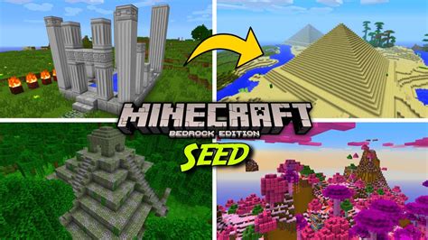 Las Semillas Mas Super Epicas En Minecraft Pe Bedrock Seed Para