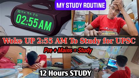 Woke Up Am For Upsc Study Upsc Study Vlog A Day In The Life Of