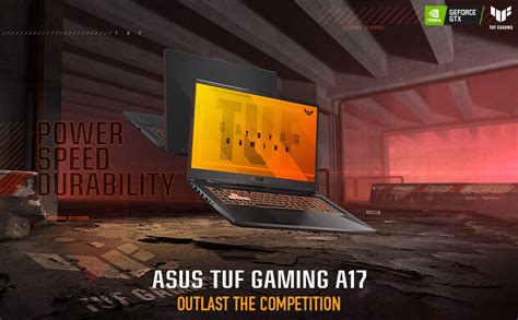 Asus Tuf Gaming A17 Laptop Para Juegos Visualización Fhd Tipo Ips Amd Ryzen 5 4600h Geforce