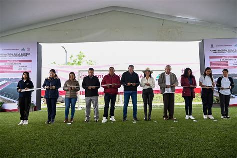 INAUGURA CUAUHTÉMOC BLANCO OBRAS PÚBLICAS EN TOTOLAPAN QUE FAVORECEN EL