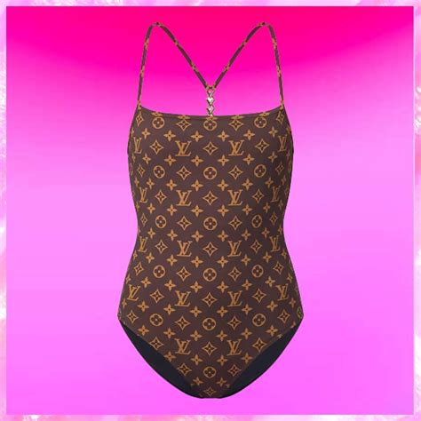 Louis Vuitton LV Monogram One Piece Swimsuit Beach Babe Bikini