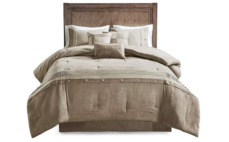 Madison Park Boone Cozy Comforter Set Faux Suede Deluxe Hotel Styling