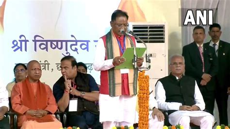 Live विष्णुदेव साय ने Cm पद की अरुण साव और विजय शर्मा ने ली डिप्टी