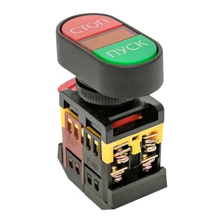 Кнопка APBB-22N "Пуск-Стоп" овальная 220В NO+NC EKF PROxima купить за ...