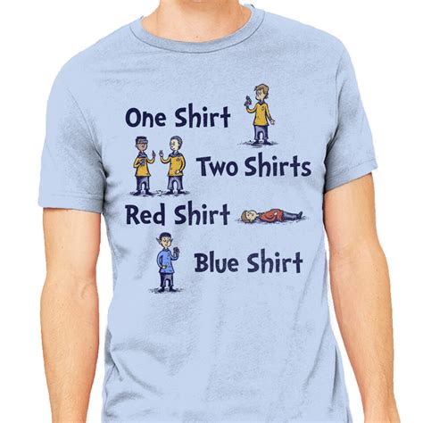 Red Shirt Blue Shirt Mens Heavyweight Tee Kg07 By Teefury