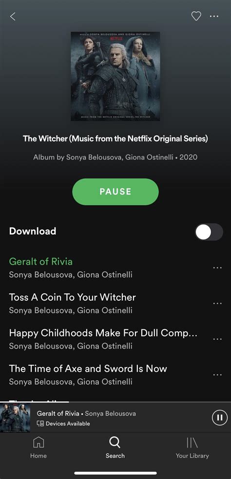 Full soundtrack is out! : r/witcher