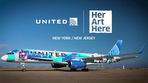 United New Yorknew Jersey Her Art Here Themed Livery Takes Flight