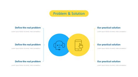 Problem And Solution Template Layout Single Slides