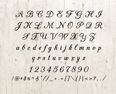 Cursive Alphabet Fonts