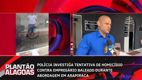 Pol Cia Investiga Tentativa De Homic Dio Contra Empres Rio Baleado