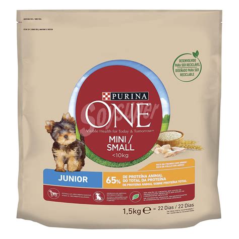 Purina One Pienso De Pollo Y Arroz Para Perro Junior Mini 1 5 Kg