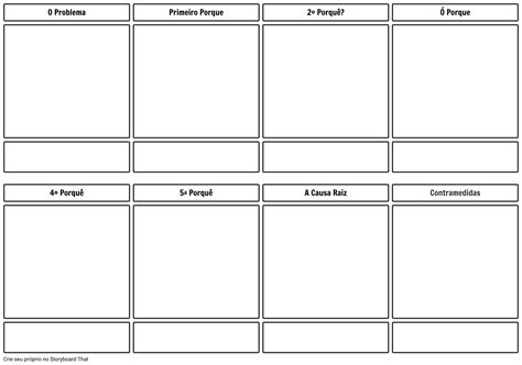 5 Porquês Modelo Storyboard Por Pt Examples