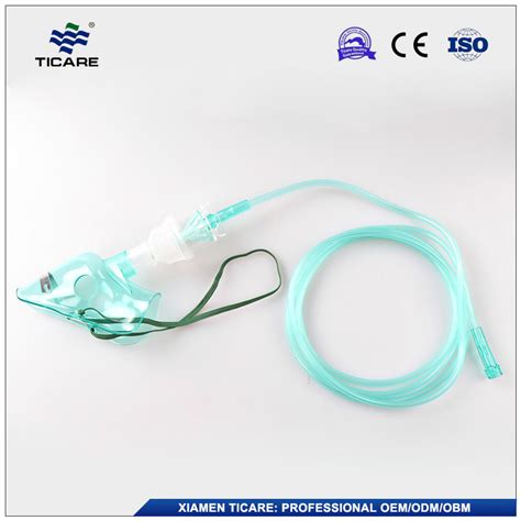 Elongated Aerosol Nebuliser Machine Adult Face Mask For Nebulizer