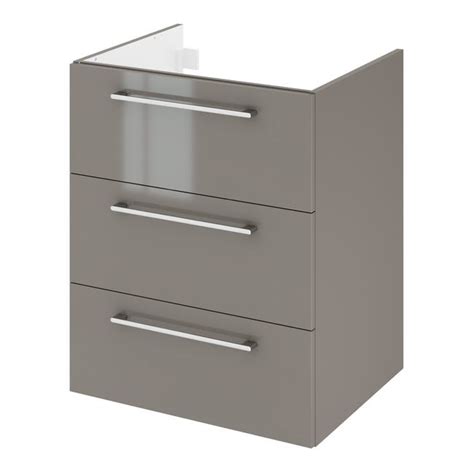 Meuble De Salle De Bains Simple Vasque L 60 X H 73 X P 48 Cm Gris Granit Remix Leroy Merlin