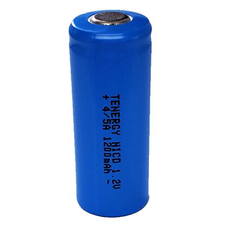 Tenergy A Mah Nicd Flat Top Rechargeable Battery