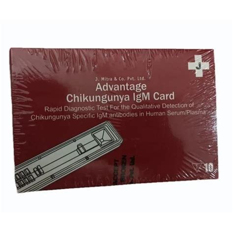 J Mitra Advantage Chikungunya Igm Card At Rs In New Delhi Id