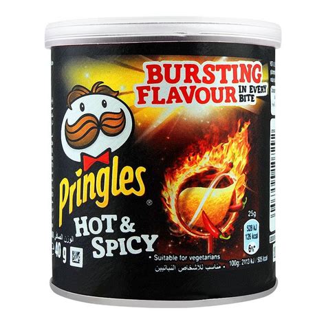 PRINGLES POTATO CHIPS HOT SPICY G