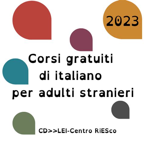 Corsi Di Italiano L Per Adulti Stranieri Centro Riesco